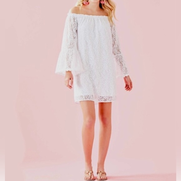 NWT Lilly Pulitzer Resort White Nevie Dress XL - Picture 1 of 13